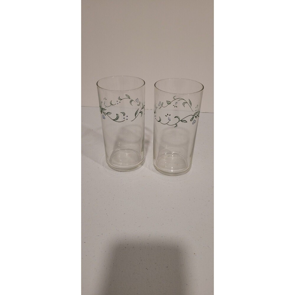 Corelle Country Cottage 16‑oz Glasses – Hearts & Vines – Set of 2 Tumblers - Picture 3 of 6
